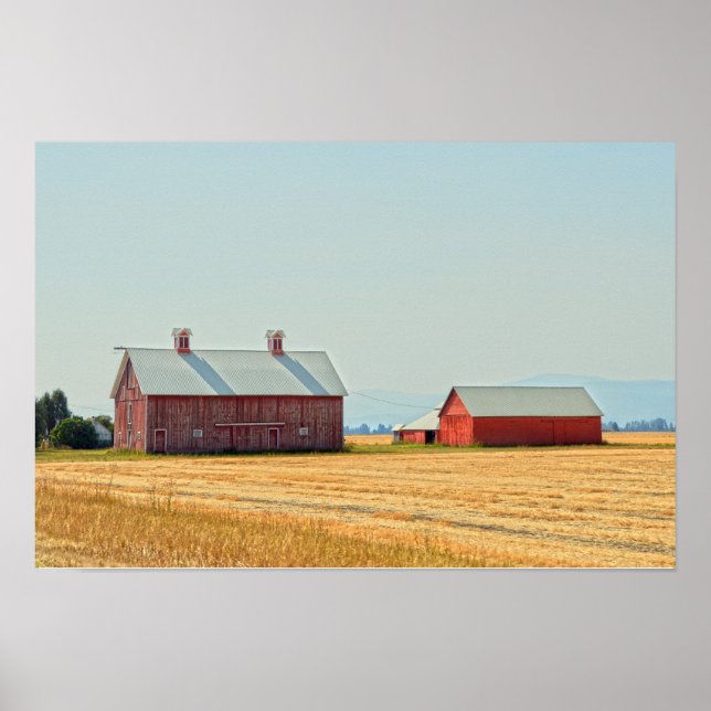 Röda Montana lador Poster (Framsidan)