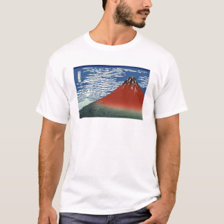 Röda Mount Fuji Tee Shirt