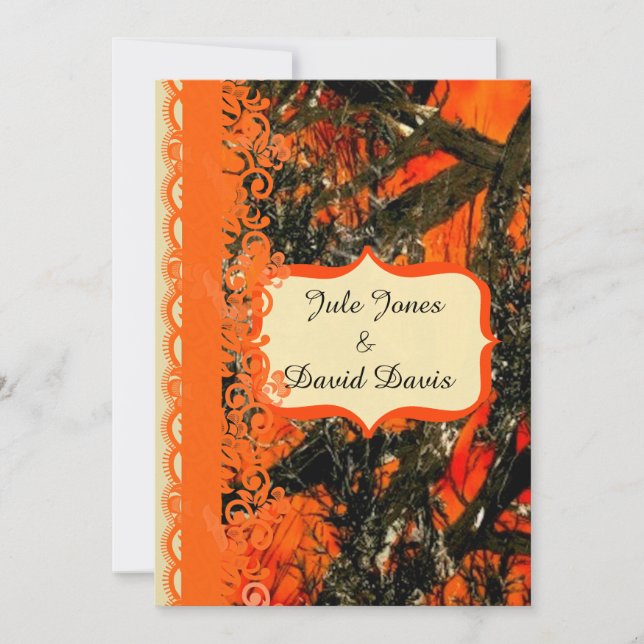 Röda Nacke bröllopsinbjudan Inbjudningar (Framsida)