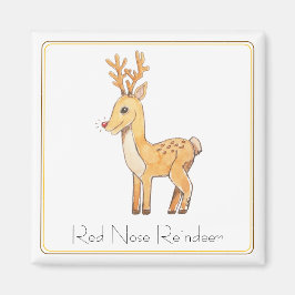 Röda Näsans Ren  Magnet