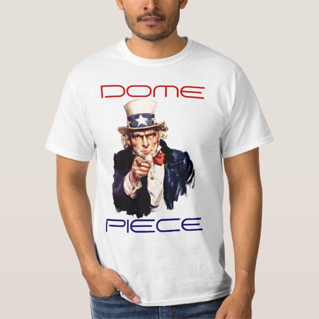 Röda nblått tee shirt (Framsida)