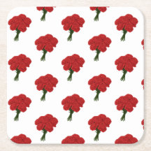 Röda nejlikor - Elegant Romantic Art