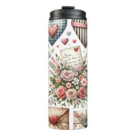 RÖDA OCH BLÅDA PATCHWORK VALENTINE HEARTS & KÄRLEK