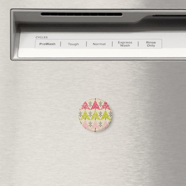 Röda och gröna julgranar magnet (In Situ (Dishwasher))