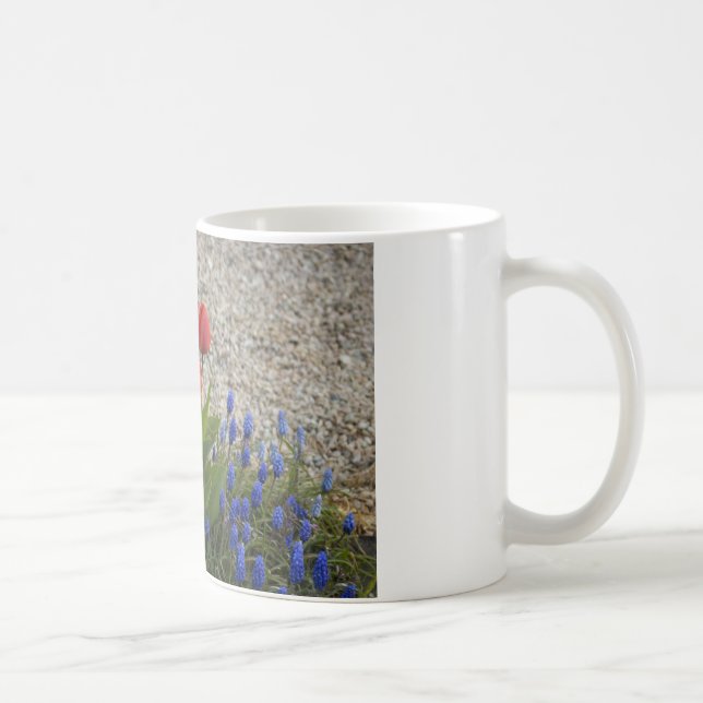 Röda och gula tulpaner kaffemugg (Höger)