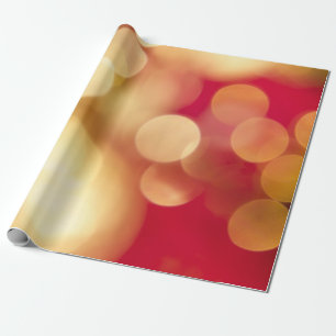 Röda och guld- Sparkles som slår in papper Presentpapper