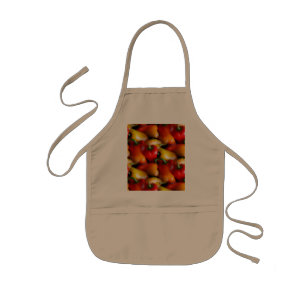 Röda och Gult paprika Barnförkläde