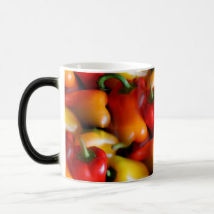 Röda och Gult paprika Magisk Mugg