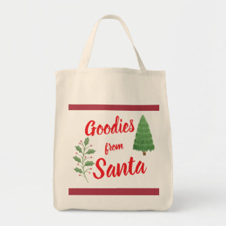 Röda och naturliga färgpresenter från Tomte Tygkasse