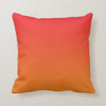 "Röda och orange Ombre", Kudde<br><div class="desc">"Röda och orange Ombre" dekorativ kudde</div>
