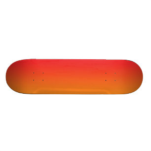 Röda och orange Ombre Skateboard Bräda 21,5 Cm