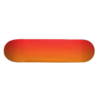Röda och orange Ombre Skateboard Bräda 21,5 Cm