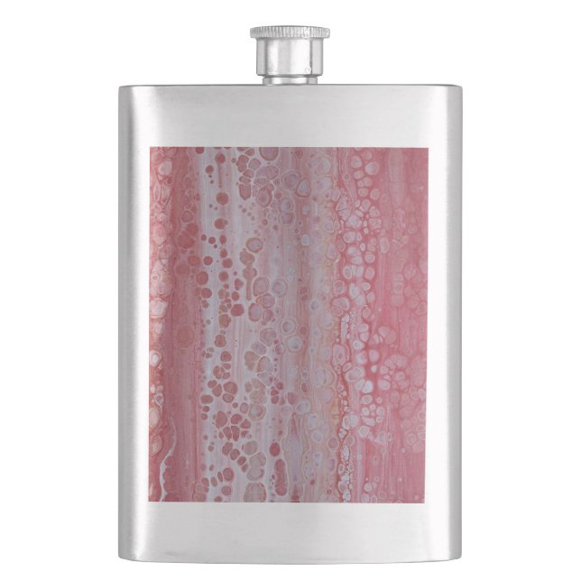 Röda och rosa fläckar  fickplunta (Framsidan)