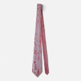 Röda och rosa fläckar slips