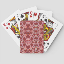 röda och rosa hjärtan casinokort
