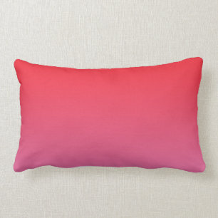 "Röda och rosa Ombre", Lumbarkudde