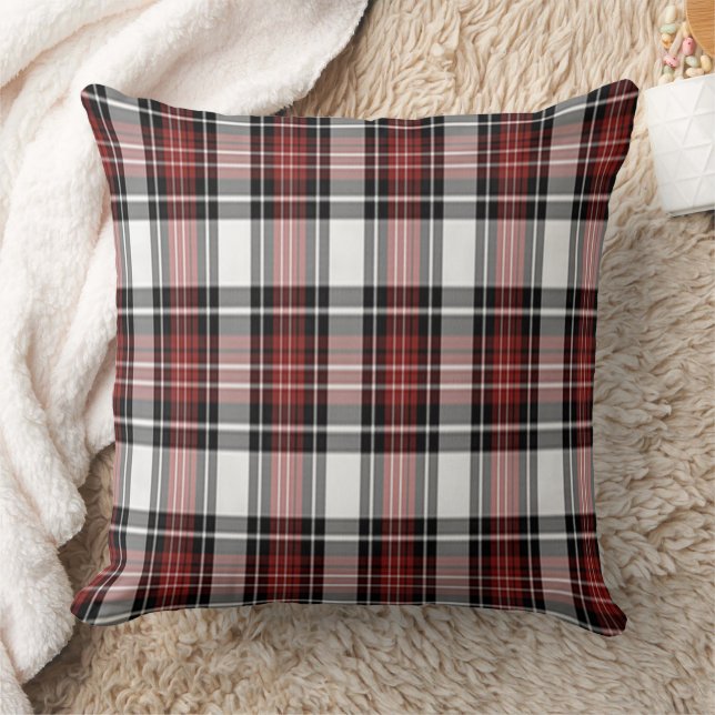 Röda och svarta fläckar kudde (Filt)