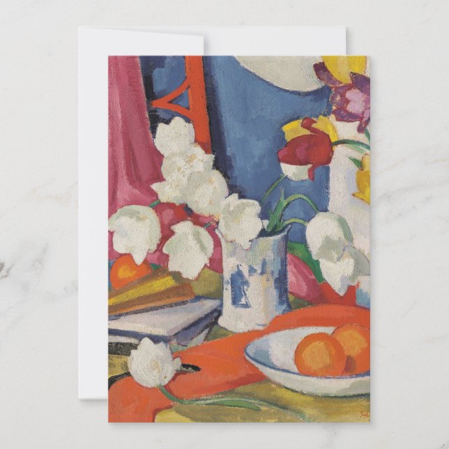 Röda och vita droppar | Samuel John Peploe (Framsida)