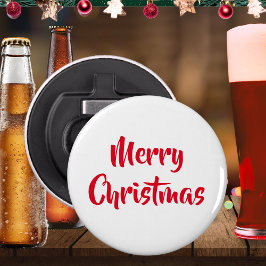 Röda och vita Julafton Festive Helgdag God jul Flasköppnare