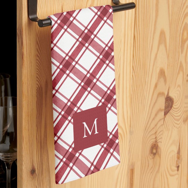 Röda och vita kökshanddukar (Red and White Kitchen Towels
)