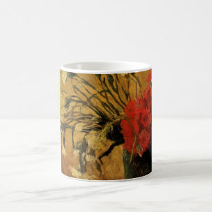 Röda och vita nejlikor av Vincent van Gogh Kaffemugg