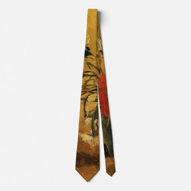 Röda och vita nejlikor av Vincent van Gogh Slips (Framsida)