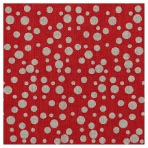 Röda och vita Polka dots Mönster