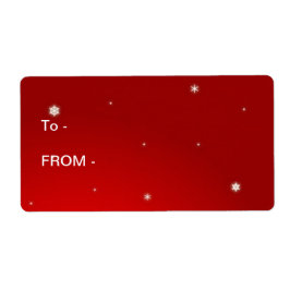 RÖDA OCH VITE GIFT MÄRKRE ETIKETTER FRAKTSEDEL