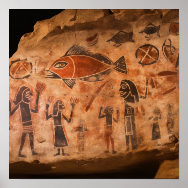 Röda ochrens ritualer: Havets strand Poster (Framsidan)