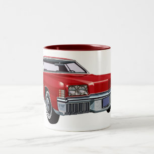 Röda Oldsmobile Toronado Två-Tonad Mugg