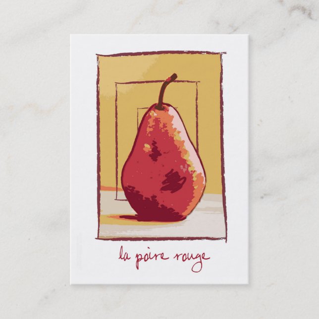 Röda örat visitkort (Framsida)