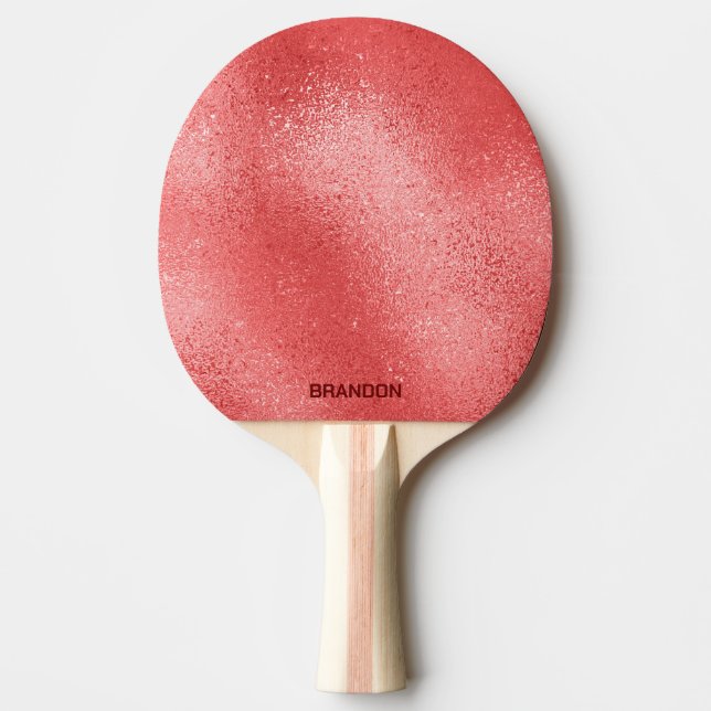 Röda örlogsglas struktur pingisracket (Framsidan)