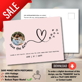 RODA | På en budget? Välj PHOTO Spara datum-kort Vykort