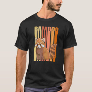 Röda panda Bamboo för rödpanda T Shirt