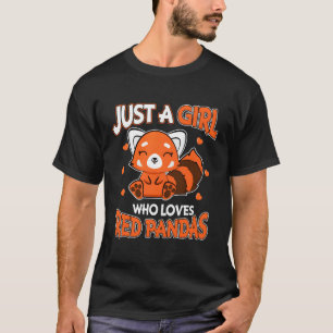 Röda panda Bara en som Kärlek Red Pandas T Shirt