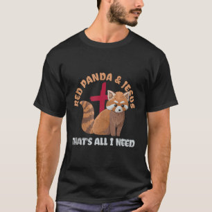 Röda panda för en röd pandaexpert t shirt