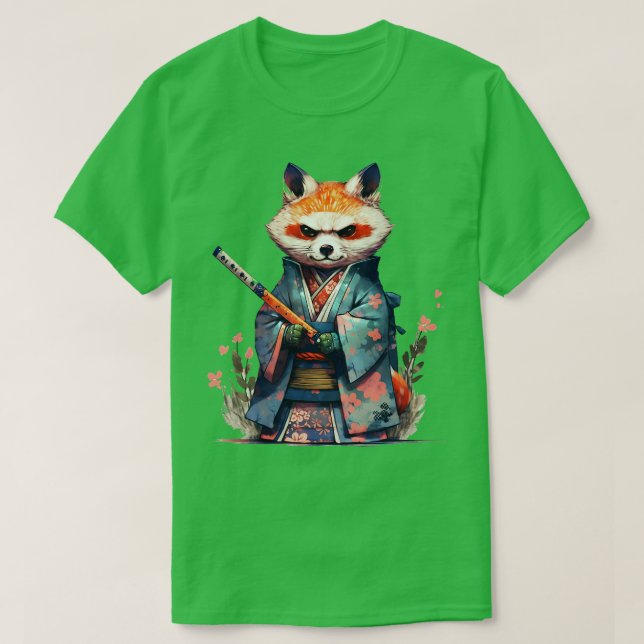 Röda pandans väg t shirt (Design framsida)