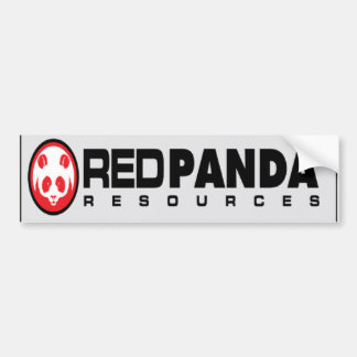 Röda Pandaresurser Bildekal