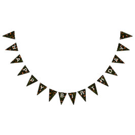 Röda pandor i Forest Black Vimplar