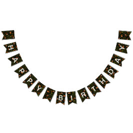 Röda pandor i Forest Black Vimplar