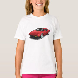 Röda Pantera på vitT-tröja T-shirt