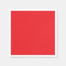 Röda pappersservetter för födelsedagsfest, flicka