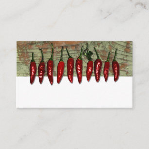 Röda paprika, mexikanska träkartor placeringskort