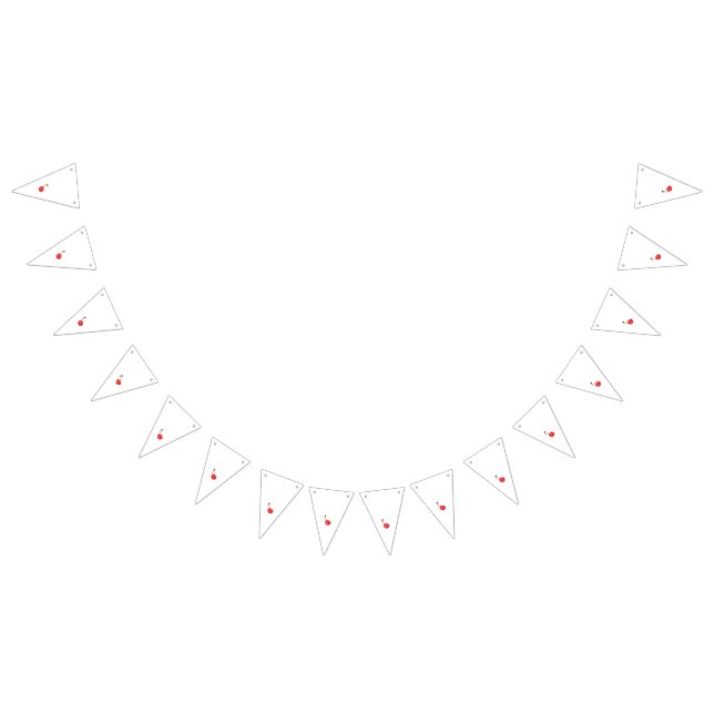 Röda pelargoniablad är avbildade i en clip art-sti vimplar (Alla)