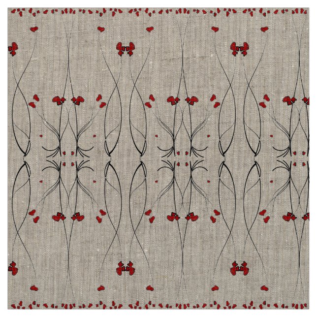 Röda Petter Tyg (Provkarta)