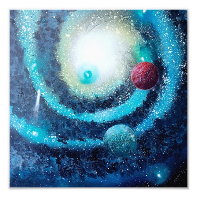 Röda planeten fototryck (Framsidan)