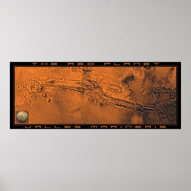 Röda planeten: Valles Marineris Poster (Framsidan)