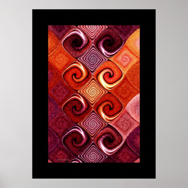 röda plattor poster (Framsidan)