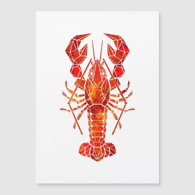 Röda polygonlobster (Framsida)