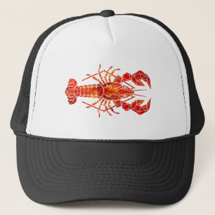 Röda polygonlobster keps